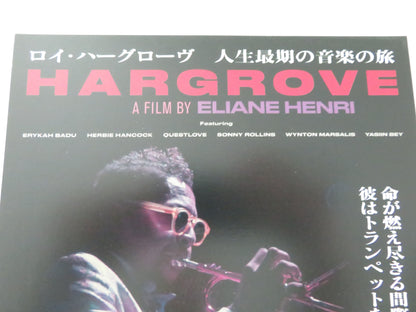 Hargrove Japanese Chirashi (B5) Poster Roy Hargrove Erykah Badu 2022