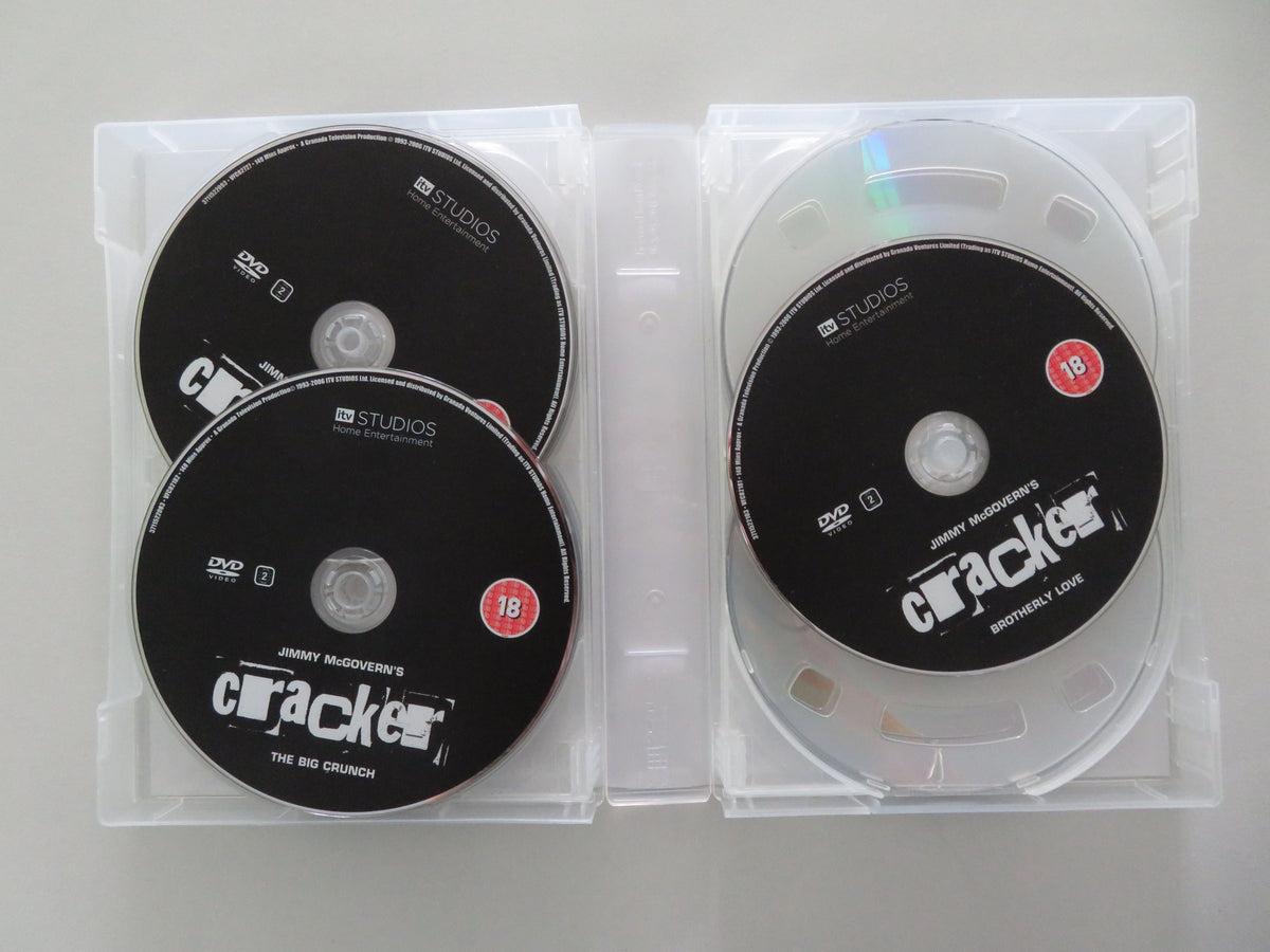 Cracker - The Complete Collection (DVD BoxSet) Robbie Coltrane 1993 Region 2