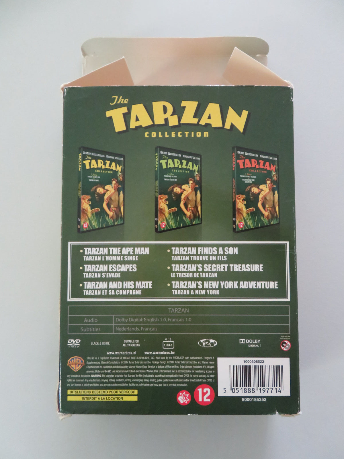 The Tarzan Collection - 6 films (DVD BoxSet) Johnny Weissmuller 1932 Region 2