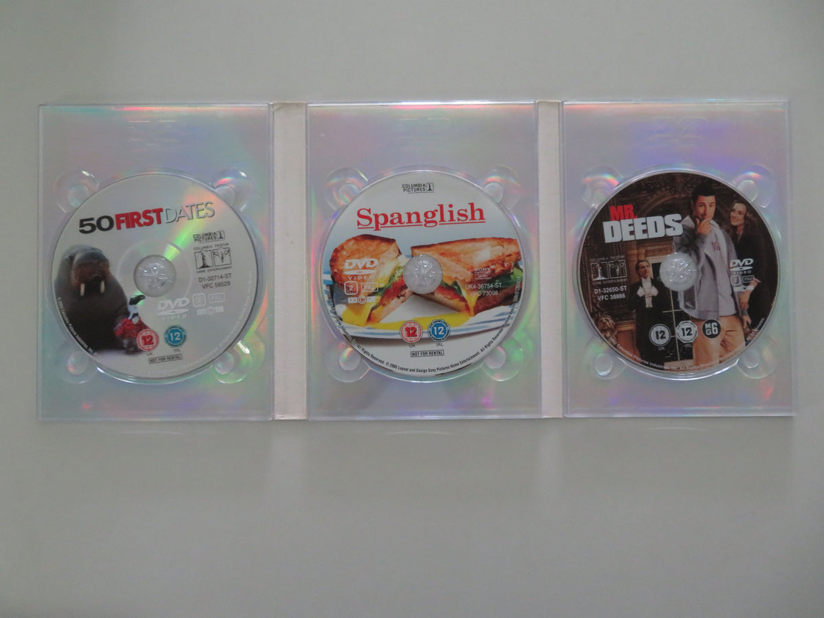 50 First Dates + Spanglish + Mr. Deeds - 3 disc anthology (DVD BoxSet) Region 2