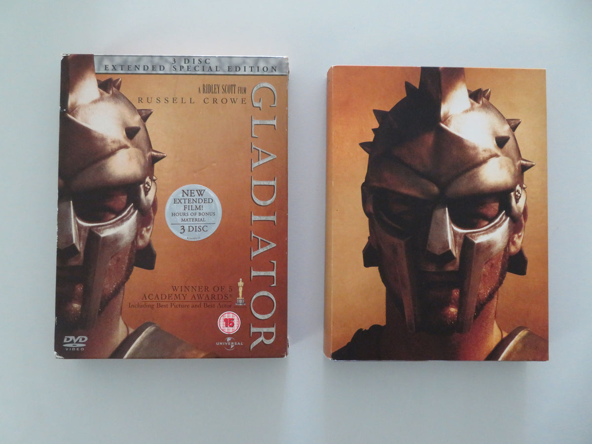 Gladiator - 3 Disc Extended Special Edition (DVD BoxSet) R Crowe 2000 Region 2,5