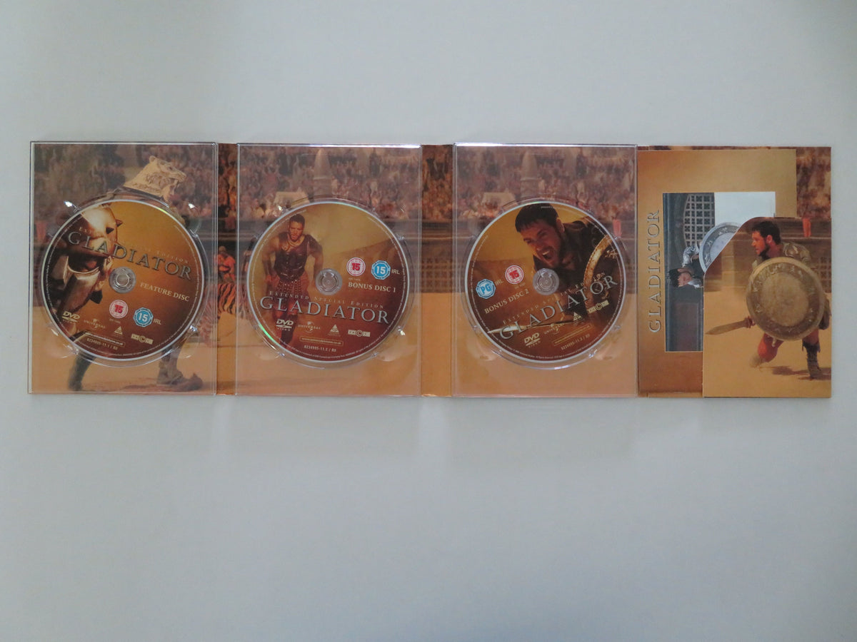 Gladiator - 3 Disc Extended Special Edition (DVD BoxSet) R Crowe 2000 Region 2,5