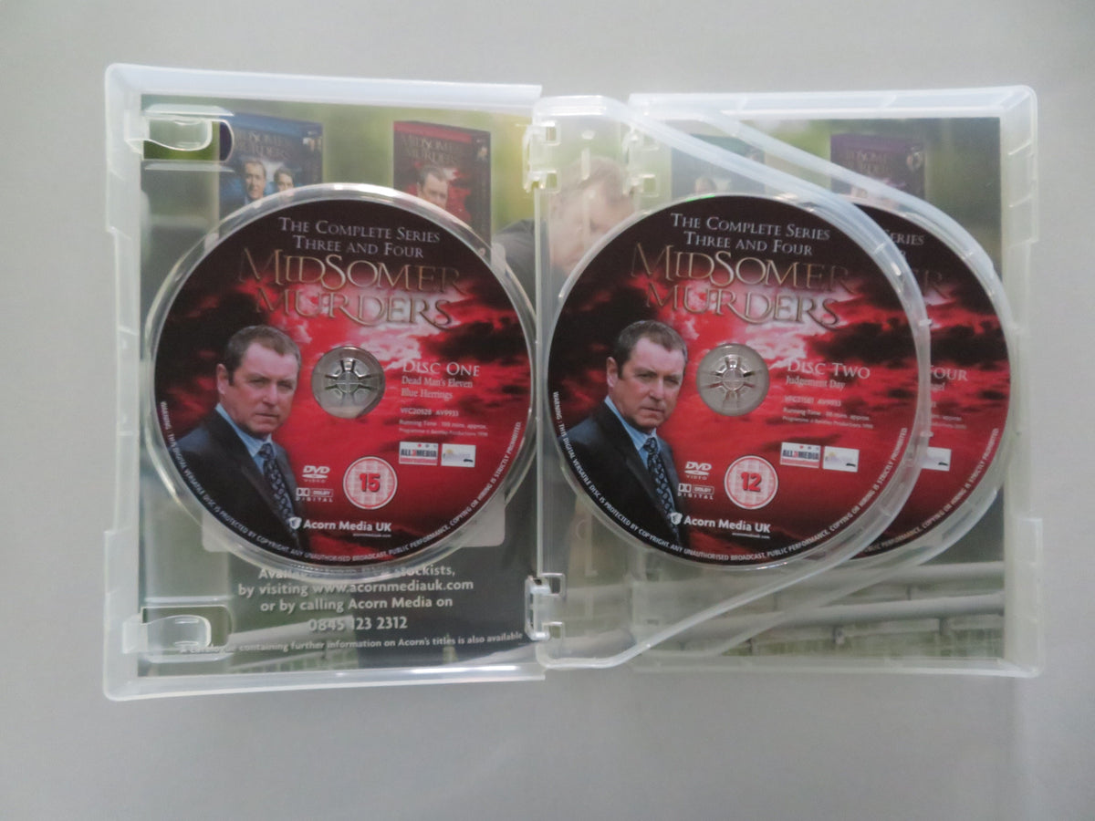 Midsomer Murders - Complete Series 3 and 4 (DVD BoxSet) J. Nettles 2009 Region 2