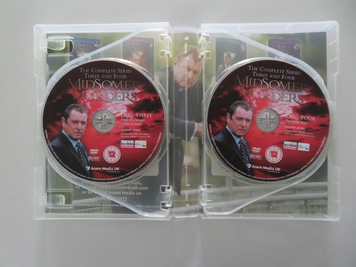 Midsomer Murders - Complete Series 3 and 4 (DVD BoxSet) J. Nettles 2009 Region 2