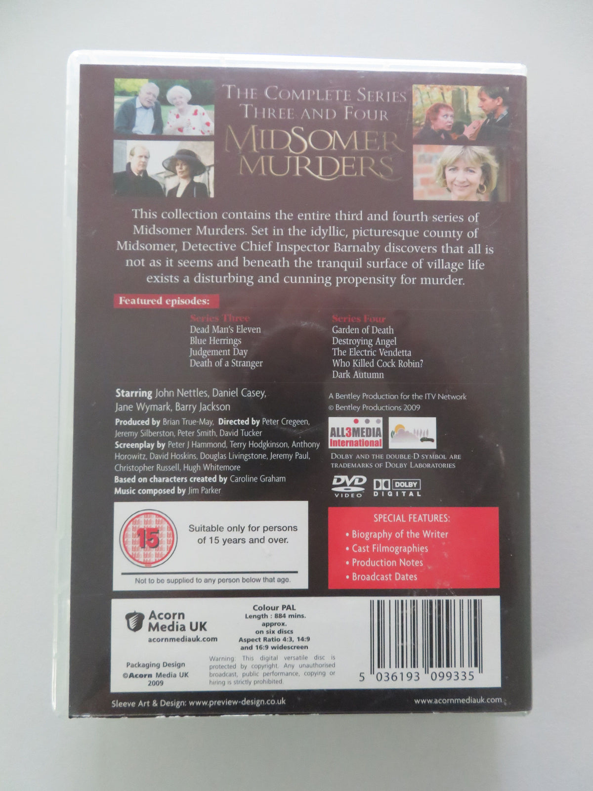 Midsomer Murders - Complete Series 3 and 4 (DVD BoxSet) J. Nettles 2009 Region 2