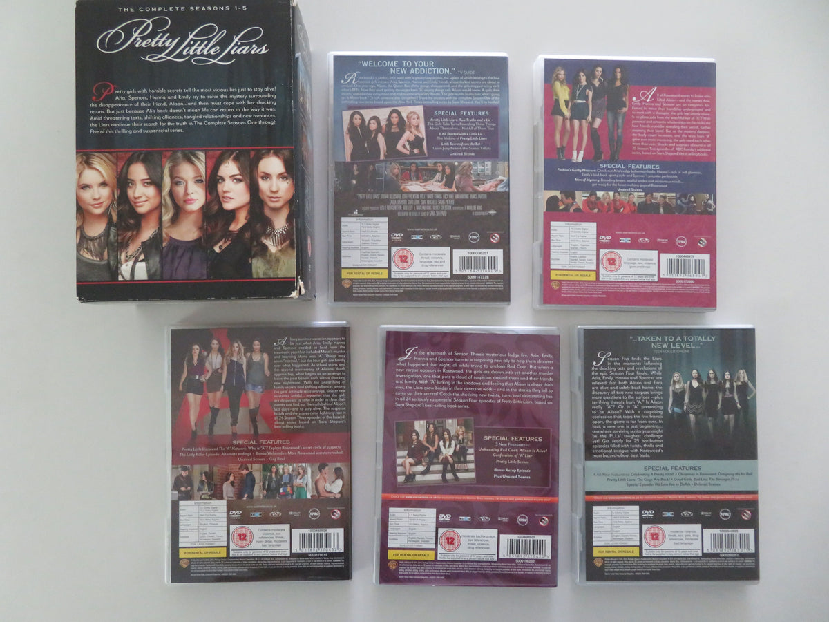 Pretty Little Liars - The Complete Seasons 1-5 (DVD BoxSet) 2010 Region 2