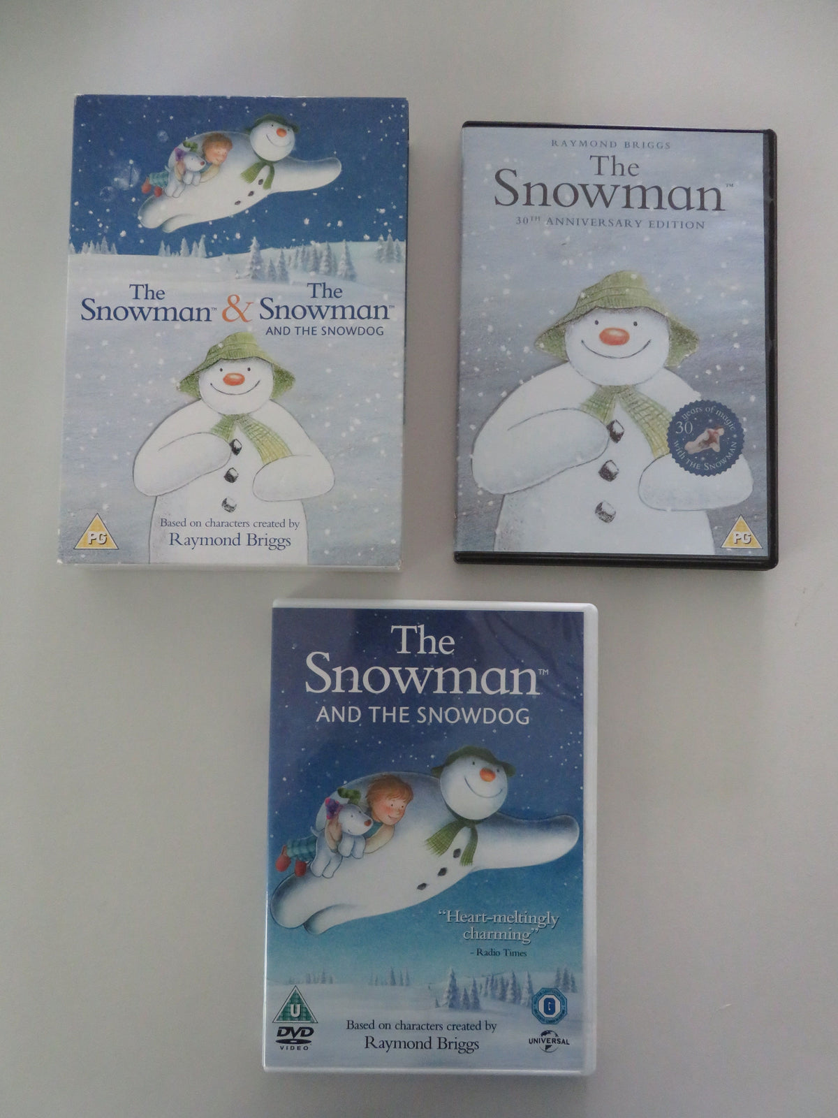 The Snowman + The Snowman and the Snowdog (DVD BoxSet) Raymond Briggs Region 2