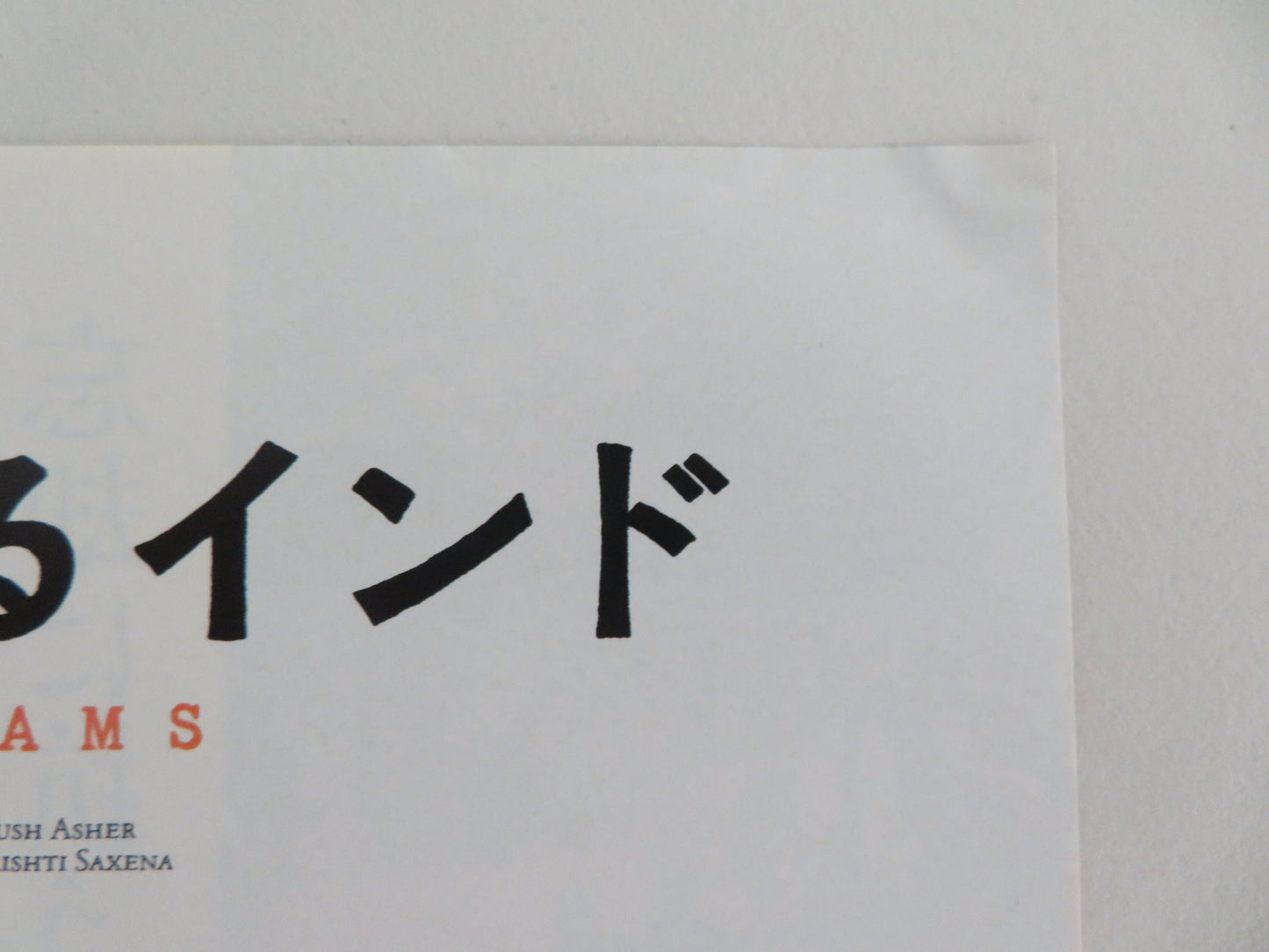Land of My Dreams Japanese Chirashi (B5) Poster Nausheen Khan 2023