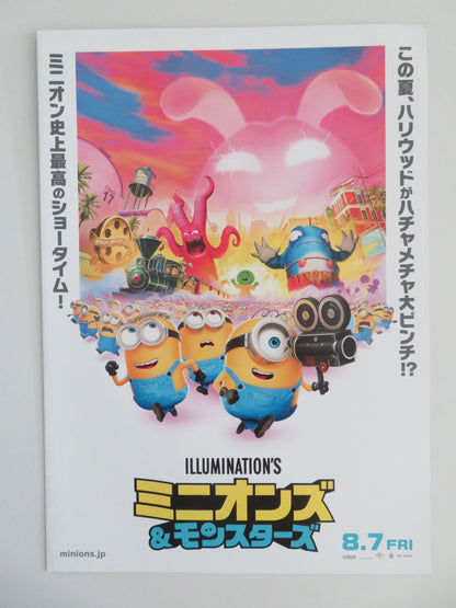 Minions & Monsters - b Japanese Chirashi (B5) Poster Coffin Parker 2026