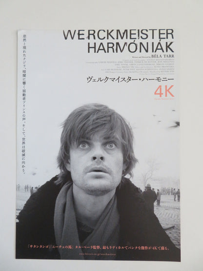 Werckmeister Harmonies 4k Japanese Chirashi (B5) Poster Rudolph R2022