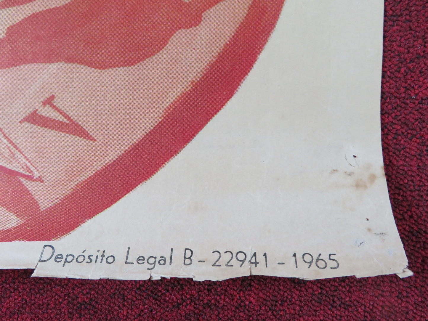 36 HOURS SPANISH POSTER JAMES GARNER EVA MARIE SAINT ROD TAYLOR 1965 - Rendezvous Cinema