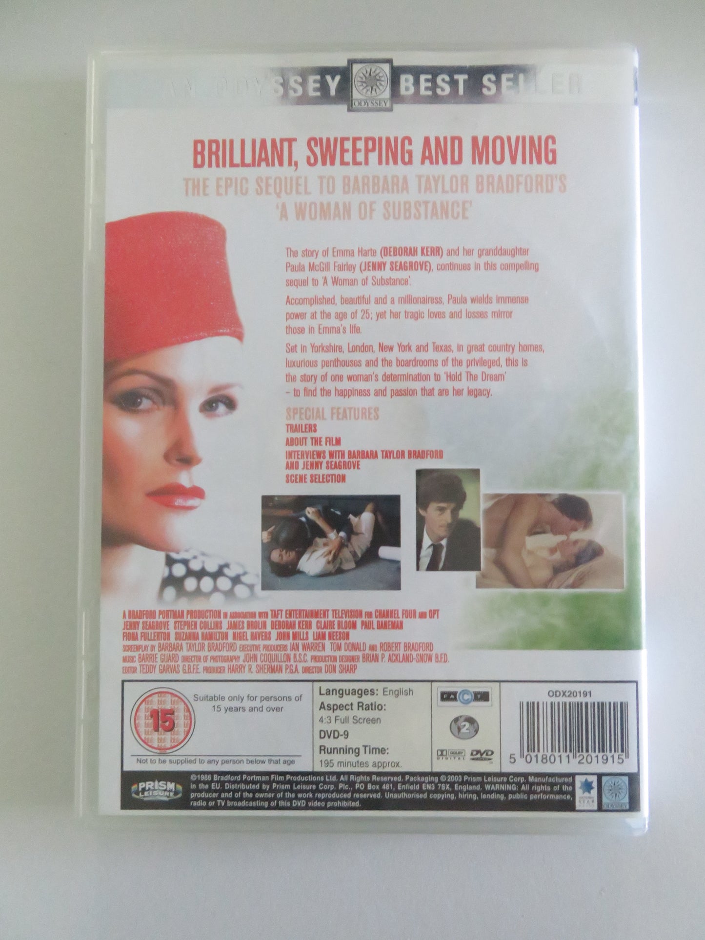 Hold the Dream (DVD) Barbara Taylor Bradford Jenny Seagrove 1986 Region 2