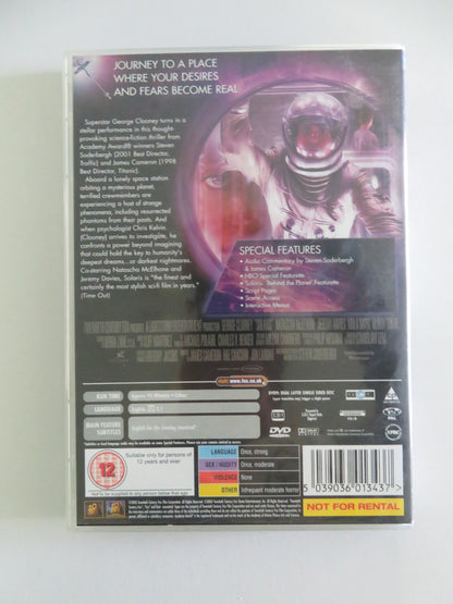 Solaris (DVD) George Clooney Natascha McElhone 2002 Region 2