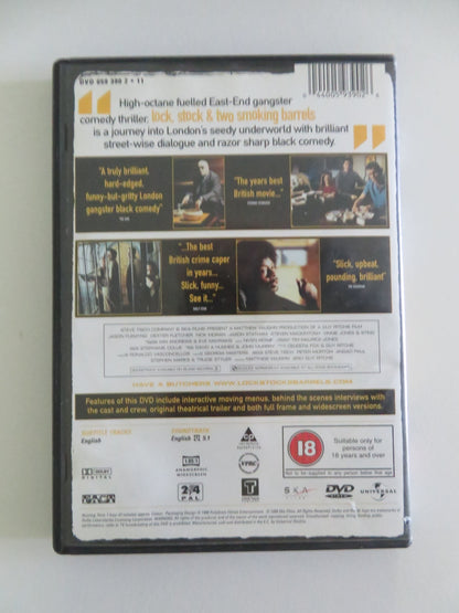 Lock, Stock and Two Smoking Barrels (DVD) Jason Statham 1998 Region 2, 4