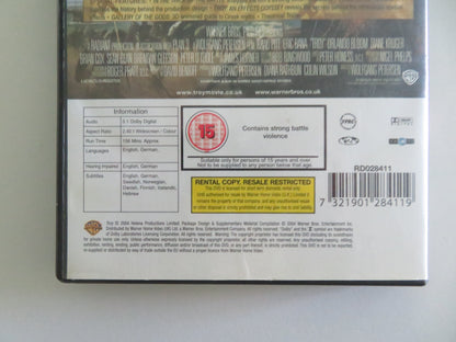Troy 2 Disc Widescreen Edition (DVD) Brad Pitt Eric Bana 2004 Region 2