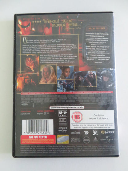 The Chronicles of Riddick (DVD) Vin Diesel Judi Dench 2004 Region 2