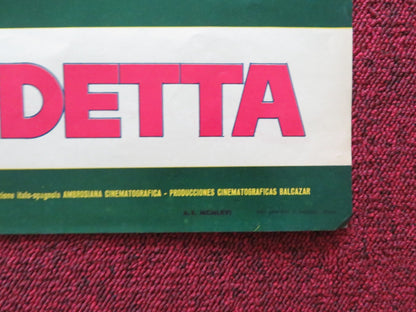 4 DOLLARS OF REVENGE - C ITALIAN FOTOBUSTA POSTER ROBERT WOODS DANA GHIA 1966 Rendezvous Cinema Movie posters