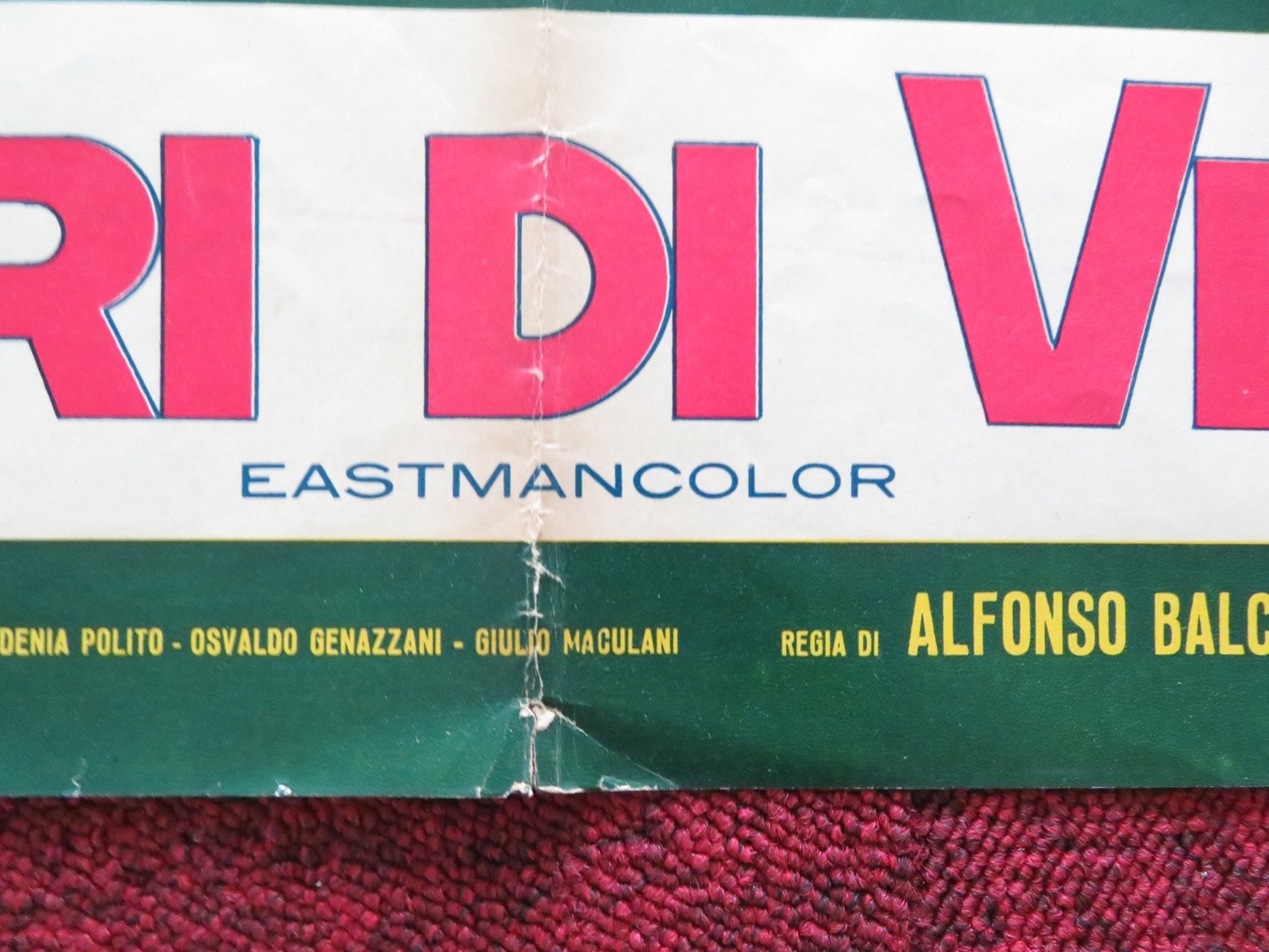 4 DOLLARS OF REVENGE - C ITALIAN FOTOBUSTA POSTER ROBERT WOODS DANA GHIA 1966 Rendezvous Cinema Movie posters