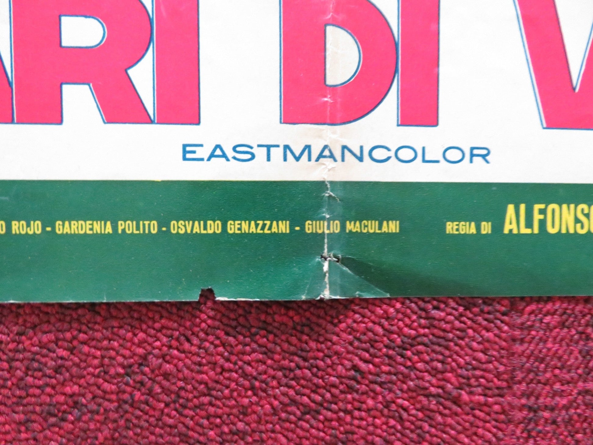 4 DOLLARS OF REVENGE - D ITALIAN FOTOBUSTA POSTER ROBERT WOODS DANA GHIA 1966 Rendezvous Cinema Movie posters