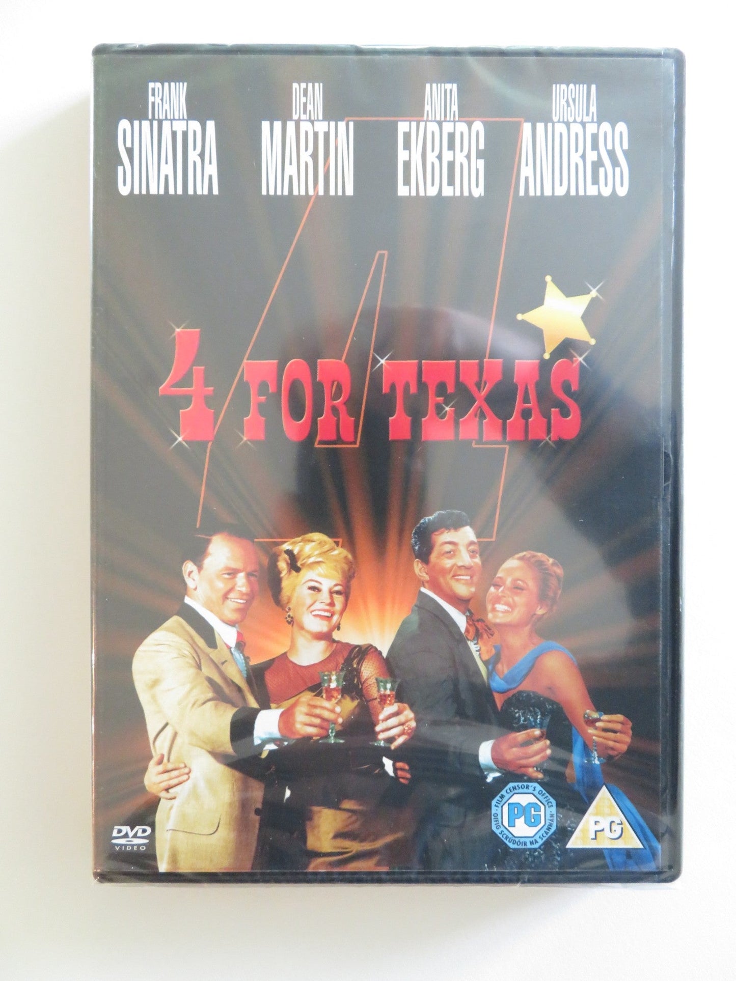 4 FOR TEXAS (DVD) FRANK SINATRA DEAN MARTIN 1963 REGION 2 Rendezvous Cinema Movie posters
