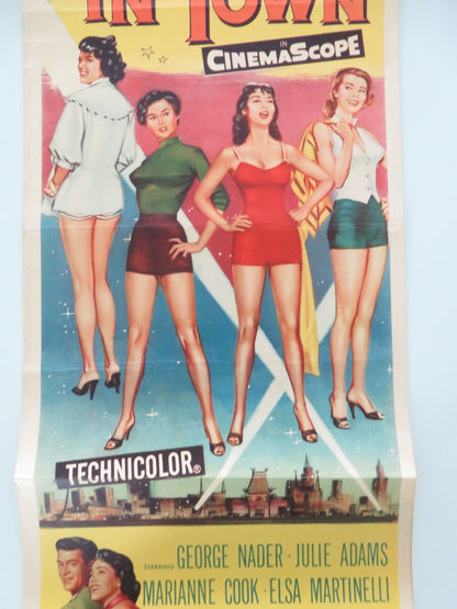 4 Girls in Town US Insert Poster George Nader Julie Adams 1956 Movie posters