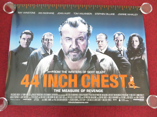 44 Inch Chest UK Quad Rolled Poster Ray Winstone Ian McShane 2009 Movie posters