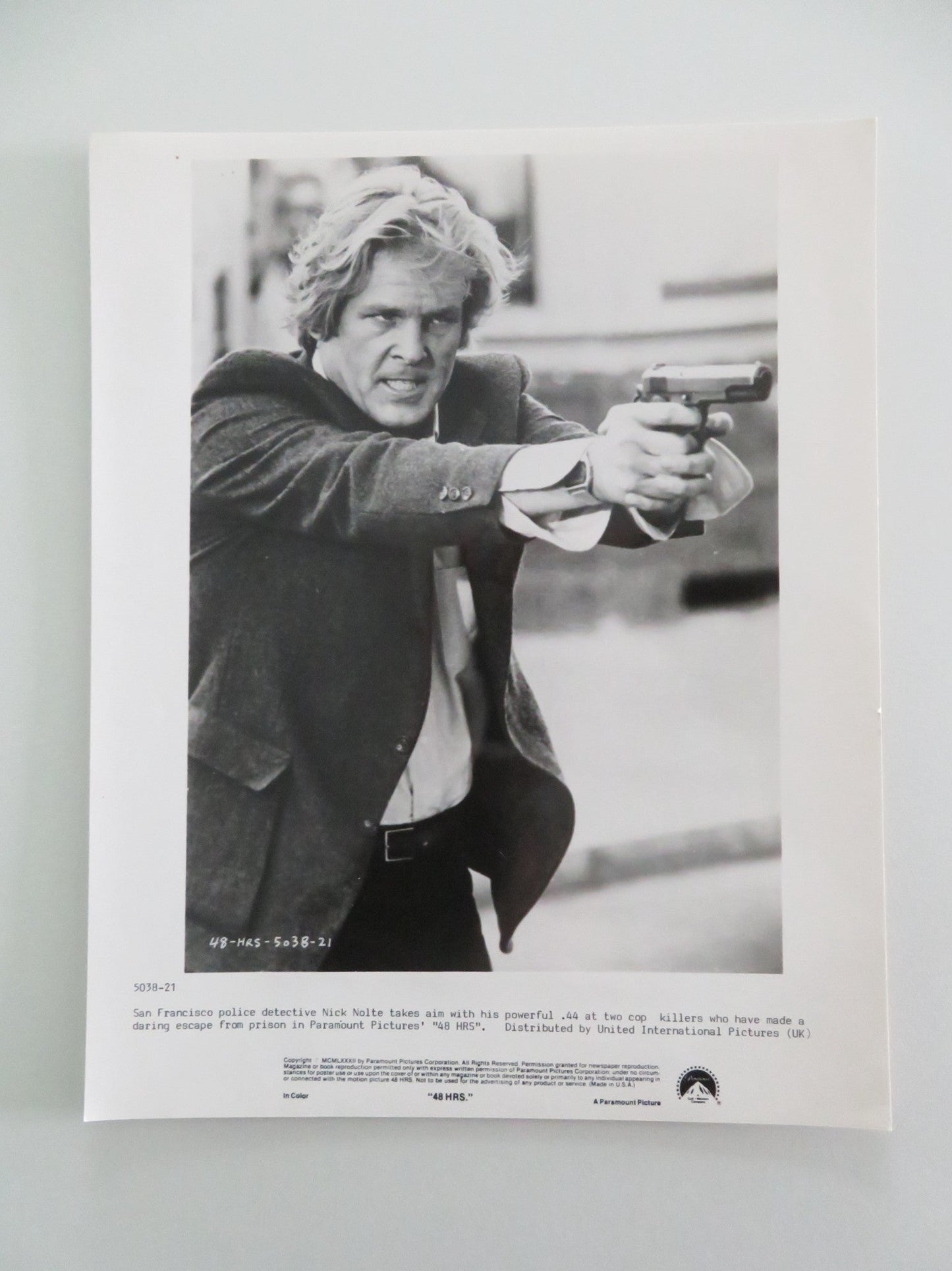 48 HRS. MOVIE STILL PHOTO LOT OF 2 NICK NOLTE EDDIE MURPHY 1982 Movie posters