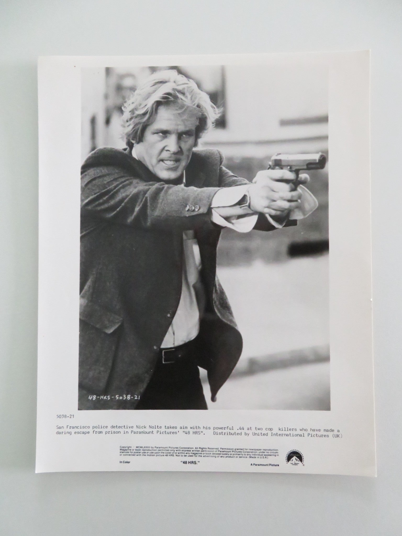 48 HRS. MOVIE STILL PHOTO LOT OF 2 NICK NOLTE EDDIE MURPHY 1982 Movie posters
