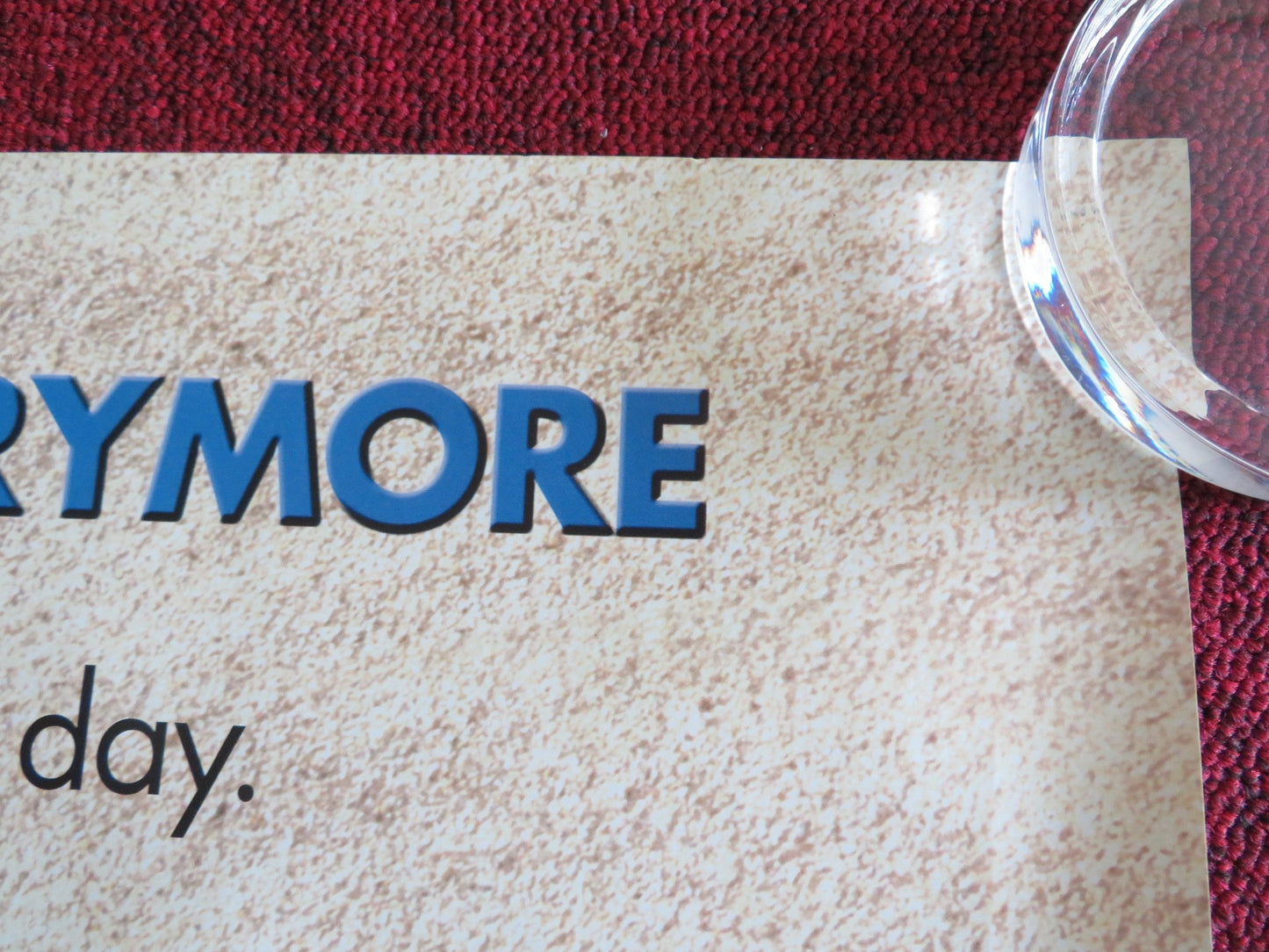 50 FIRST DATES UK QUAD ROLLED POSTER ADAM SANDLER DREW BARRYMORE 2004 Rendezvous Cinema Movie posters