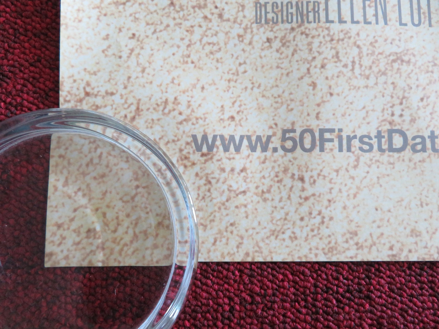 50 FIRST DATES UK QUAD ROLLED POSTER ADAM SANDLER DREW BARRYMORE 2004 Rendezvous Cinema Movie posters