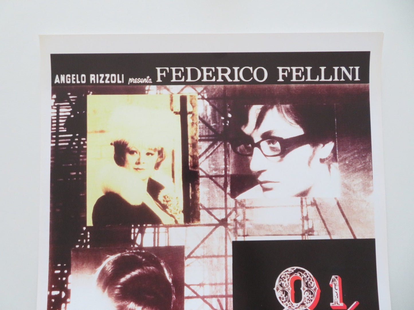 8 1/2 ITALIAN LOCANDINA POSTER MARCELLO MASTROIANNI CLAUDIA CARDINALE Movie posters