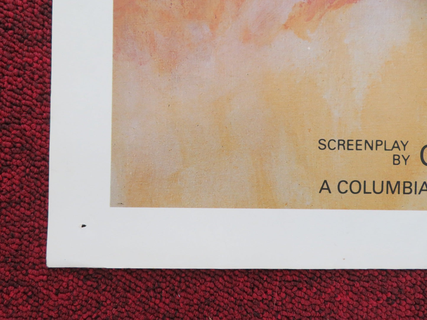 8 Million Ways to Die Folded US One Sheet Poster Jeff Bridges R. Arquette 1986 Movie posters