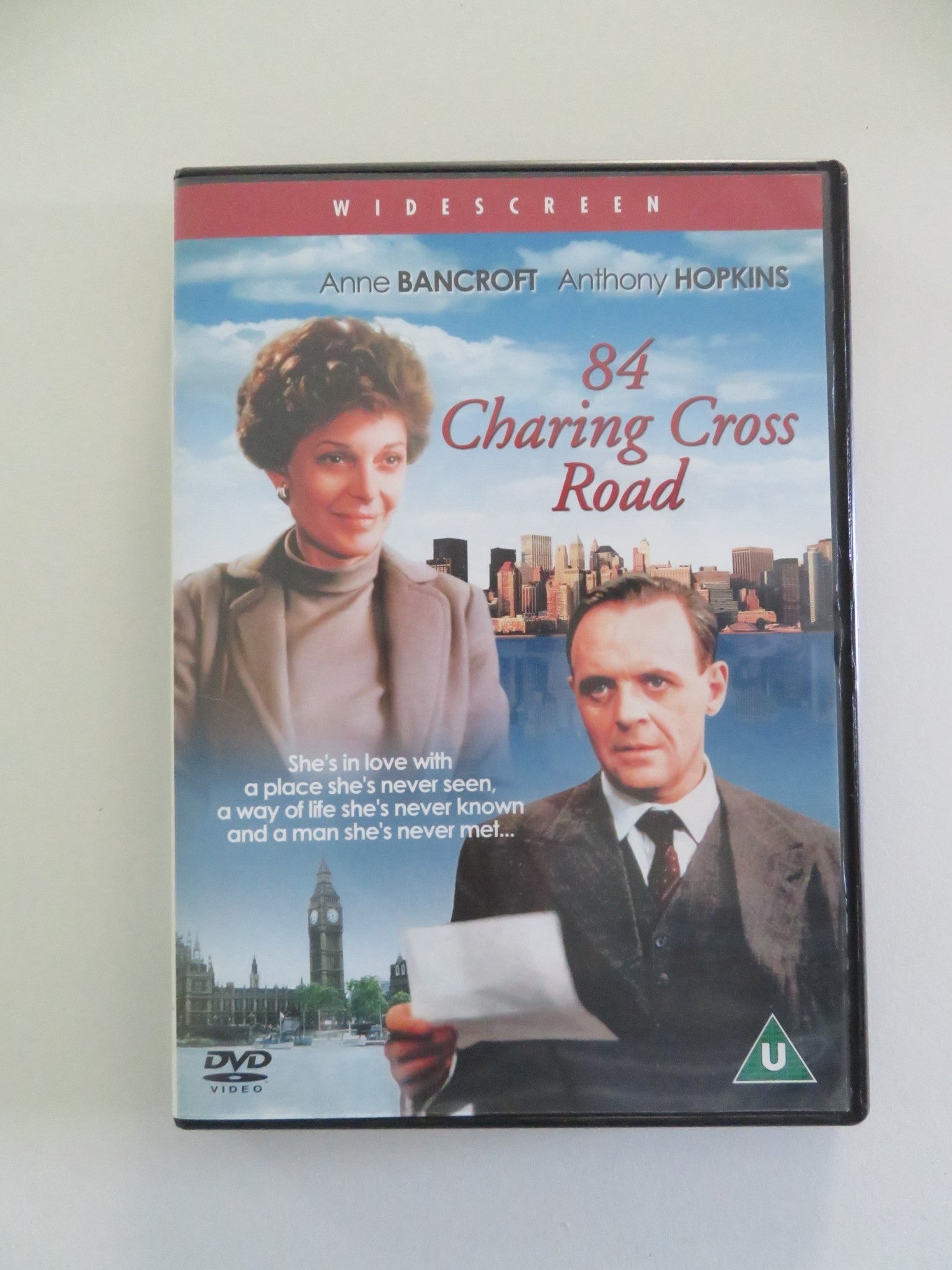 84 CHARING CROSS ROAD (DVD) ANNE BANCROFT ANTHONY HOPKINS 1987 REGION 2 Movie posters