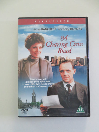 84 CHARING CROSS ROAD (DVD) ANNE BANCROFT ANTHONY HOPKINS 1987 REGION 2 Movie posters