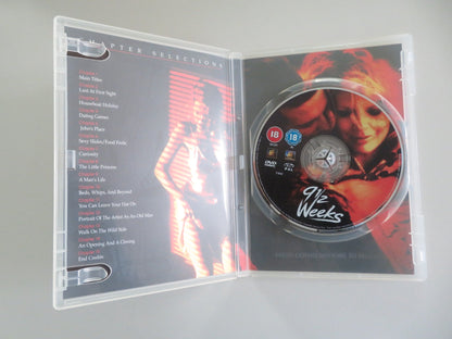 9 1/2 weeks (DVD) Mickey Rourke Kim Basinger 1986 Region 2 Movie posters