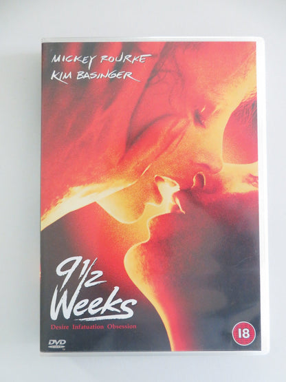 9 1/2 weeks (DVD) Mickey Rourke Kim Basinger 1986 Region 2 Movie posters