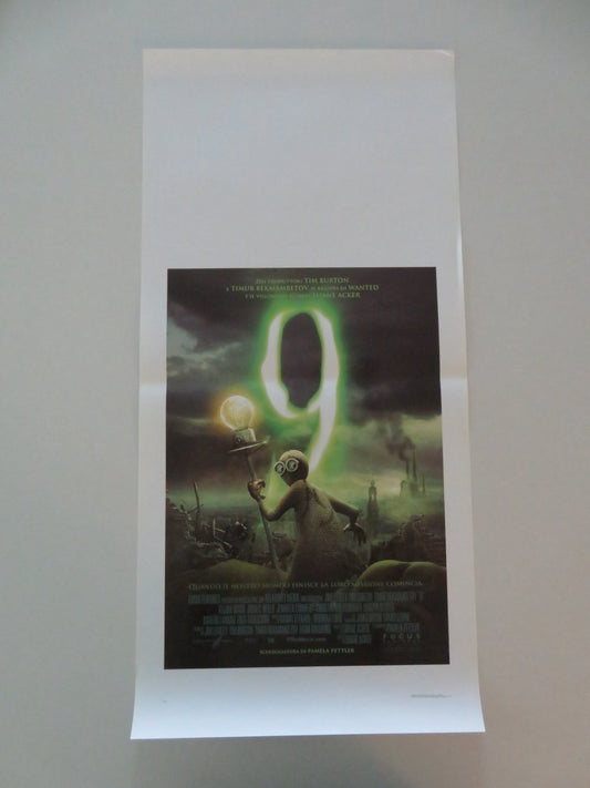 9 ITALIAN LOCANDINA POSTER CHRISTOPHER PLUMMER MARTIN LANDAU TIM BURTON 2009 Movie posters