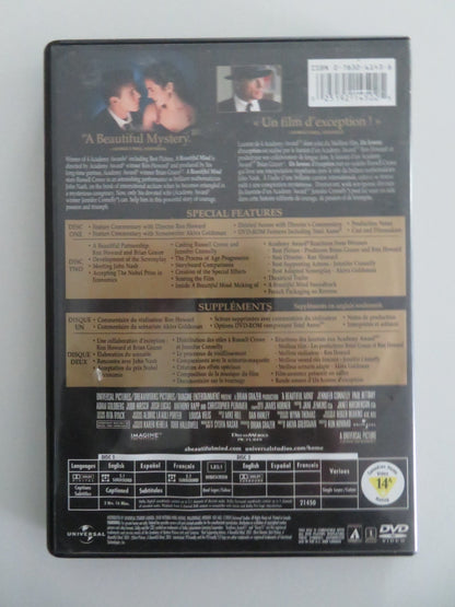 A BEAUTIFUL MIND - TWO DISC AWARDS EDITION WIDESCREEN (DVD) CROWE 2001 REGION 1 Movie posters