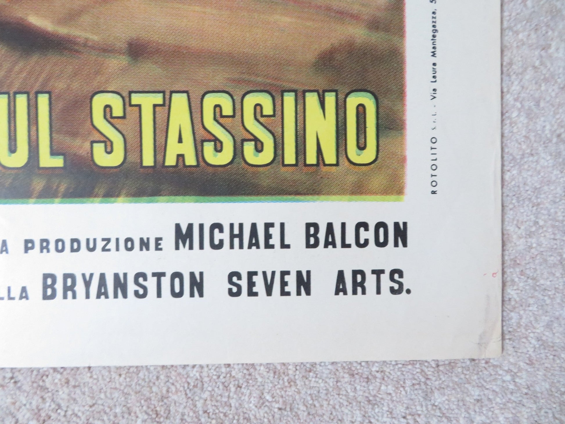 A BOY TEN FEET TALL ITALIAN 2 FOGLIO POSTER EDWARD G. ROBINSON F. MCCLELLAND '63 - Rendezvous Cinema
