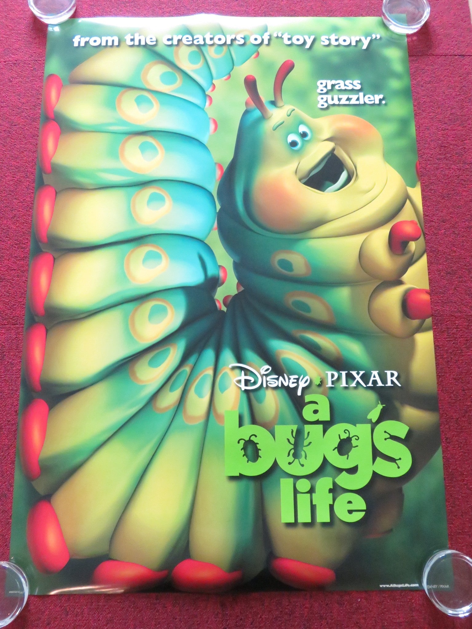 A BUGS LIFE - A US ONE SHEET ROLLED POSTER DAVE FOLEY KEVIN SPACEY 1998 Rendezvous Cinema Movie posters