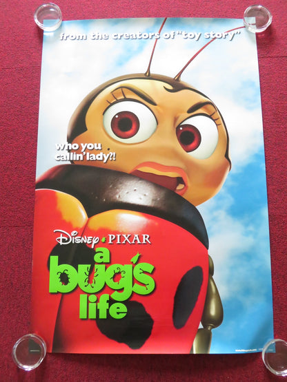 A BUGS LIFE - B US ONE SHEET ROLLED POSTER DAVE FOLEY KEVIN SPACEY 1998 Rendezvous Cinema Movie posters