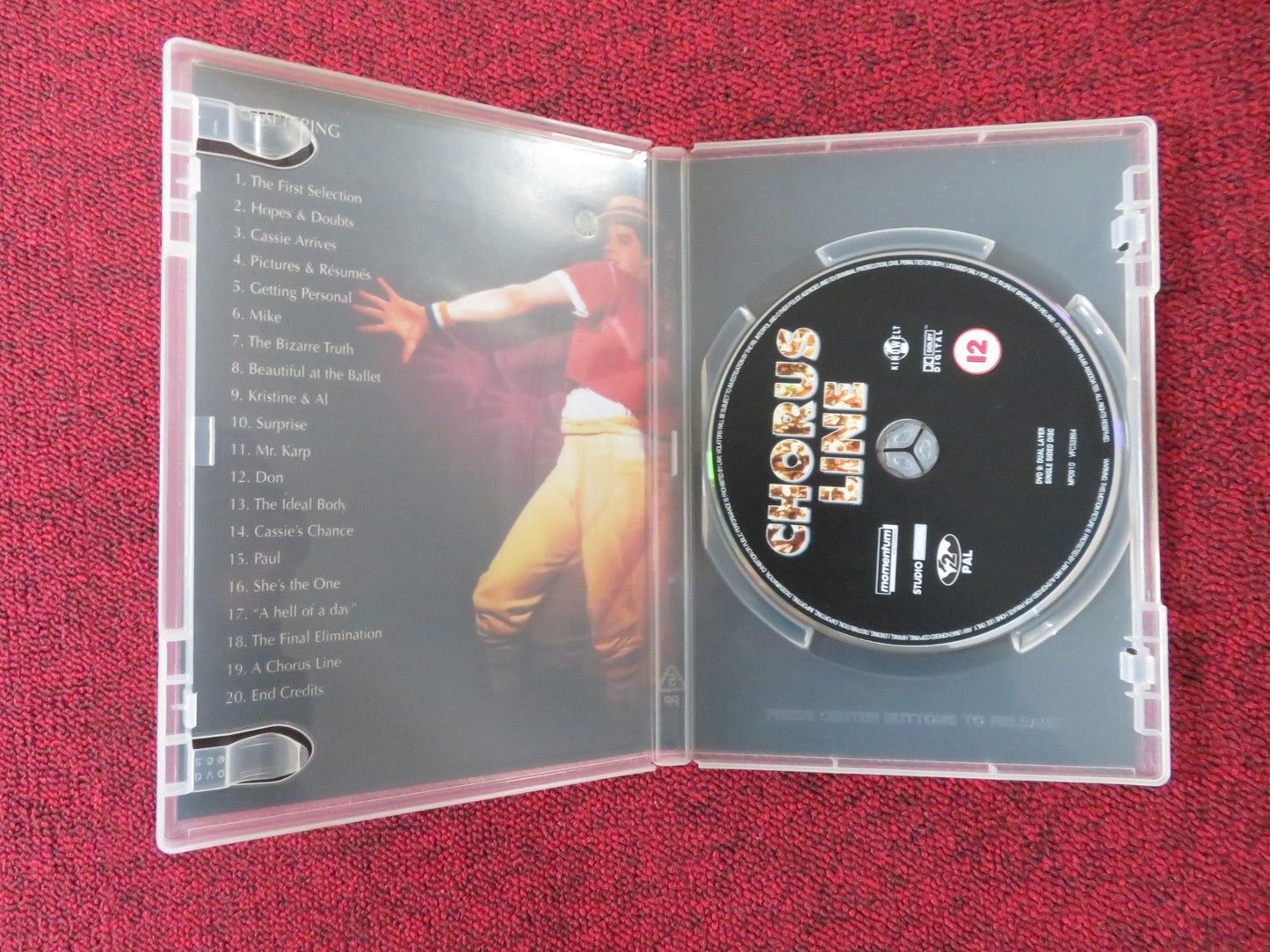 A CHORUS LINE (DVD) MICHAEL DOUGLAS ALYSON REED 1985 REGION 2 Rendezvous Cinema Movie posters