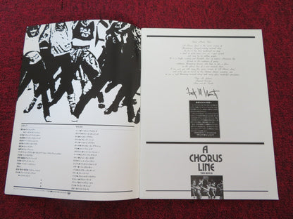 A CHORUS LINE JAPANESE BROCHURE / PRESS BOOK RICHARD ATTENBOROUGH 1985 - Rendezvous Cinema