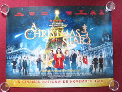 A CHRISTMAS STAR UK QUAD ROLLED POSTER SURANNE JONES PIERCE BROSNAN 2017 - Rendezvous Cinema