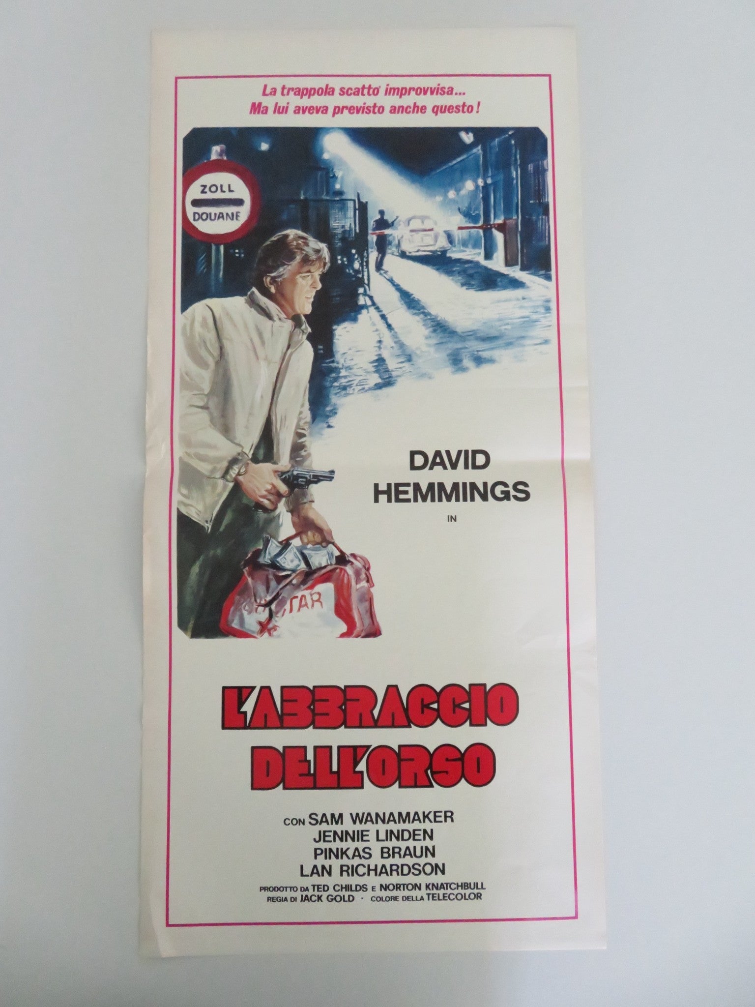 A Deadly Game Italian Locandina Poster David Hemmings Sam Wanamaker 1979 Movie posters