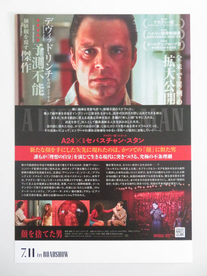A DIFFERENT MAN JAPANESE CHIRASHI (B5) POSTER STAN MILES G. JACKSON 2024 Movie posters