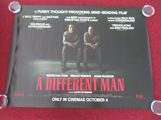 A Different Man UK Quad Rolled Poster Sebastian Stan Adam Pearson 2024 Movie posters