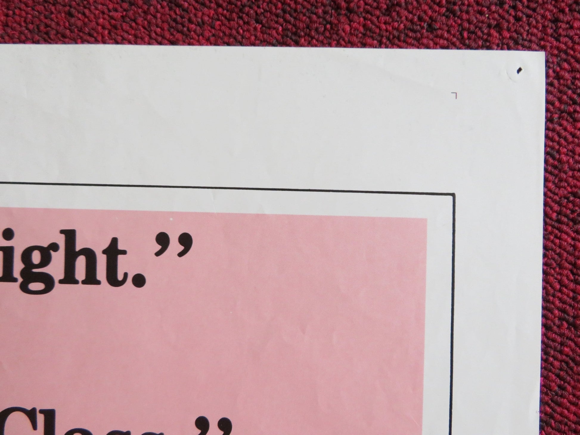 A DIFFERENT STORY - STYLE B FOLDED US ONE SHEET POSTER PERRY KING M. FOSTER 1978 - Rendezvous Cinema