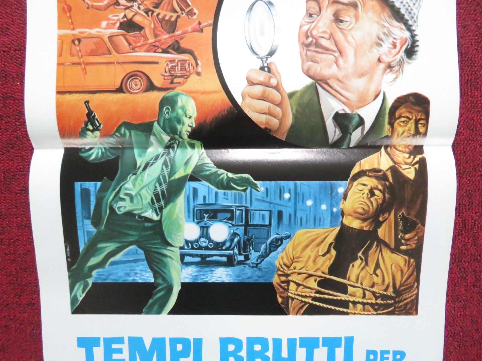 A DIRTY KNIGHT'S WORK ITALIAN LOCANDINA POSTER JOHN MILLS DONALD PLEASENCE 1976 - Rendezvous Cinema