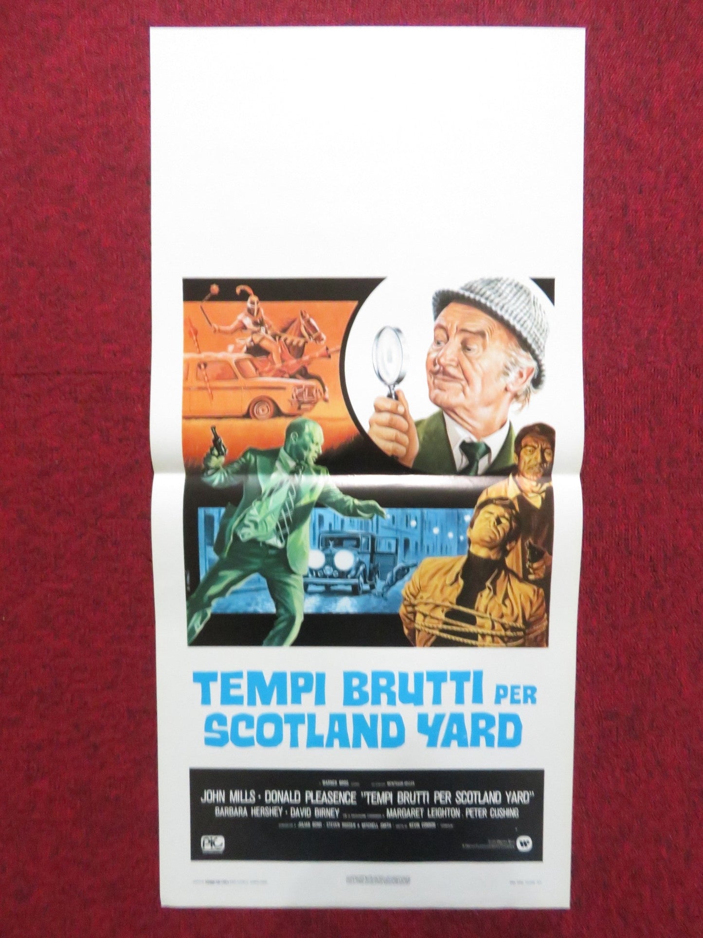 A DIRTY KNIGHT'S WORK ITALIAN LOCANDINA POSTER JOHN MILLS DONALD PLEASENCE 1976 - Rendezvous Cinema